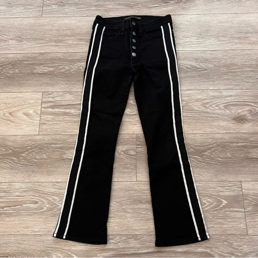 Veronica Beard Carolyn Black Tuxedo Stripe Black … - image 2